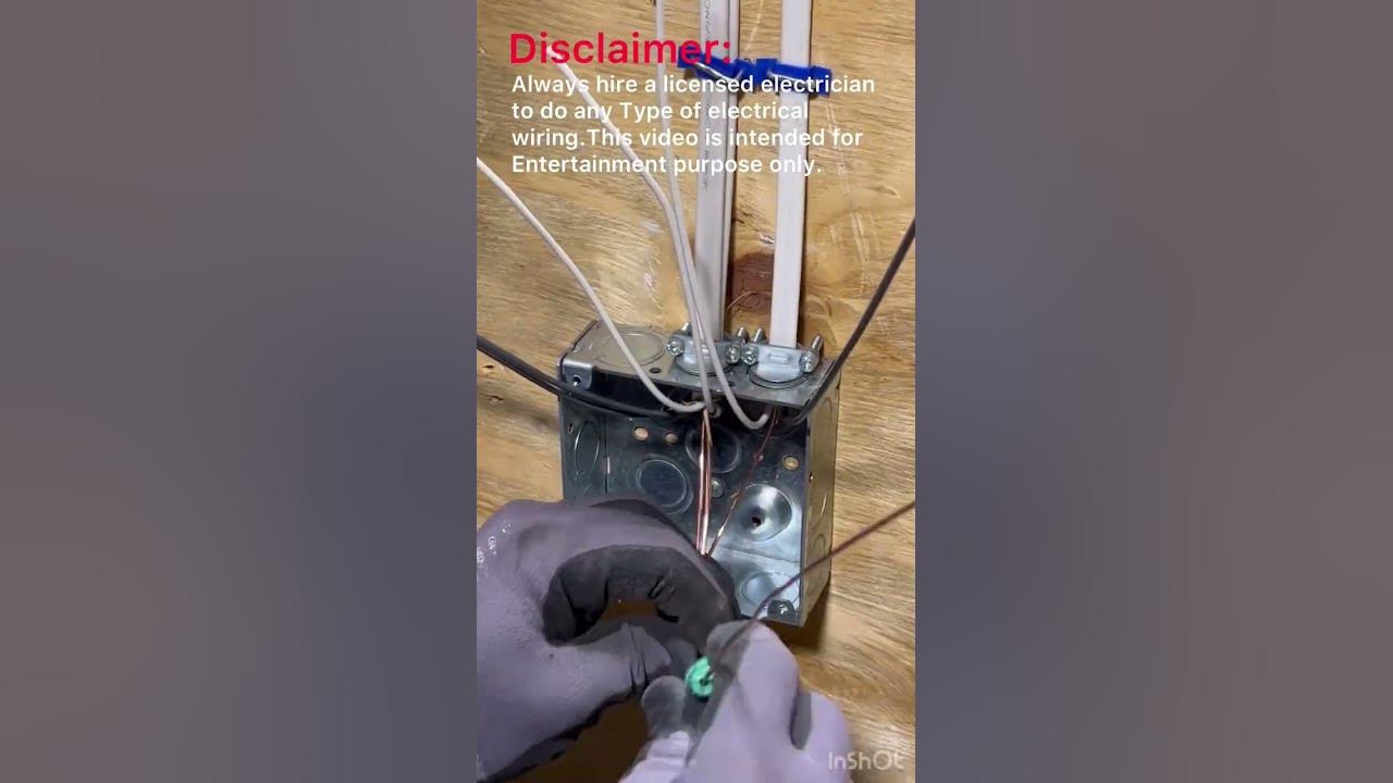 Grounding The Metal Junction Box. Junctionbox Electricalwiring 