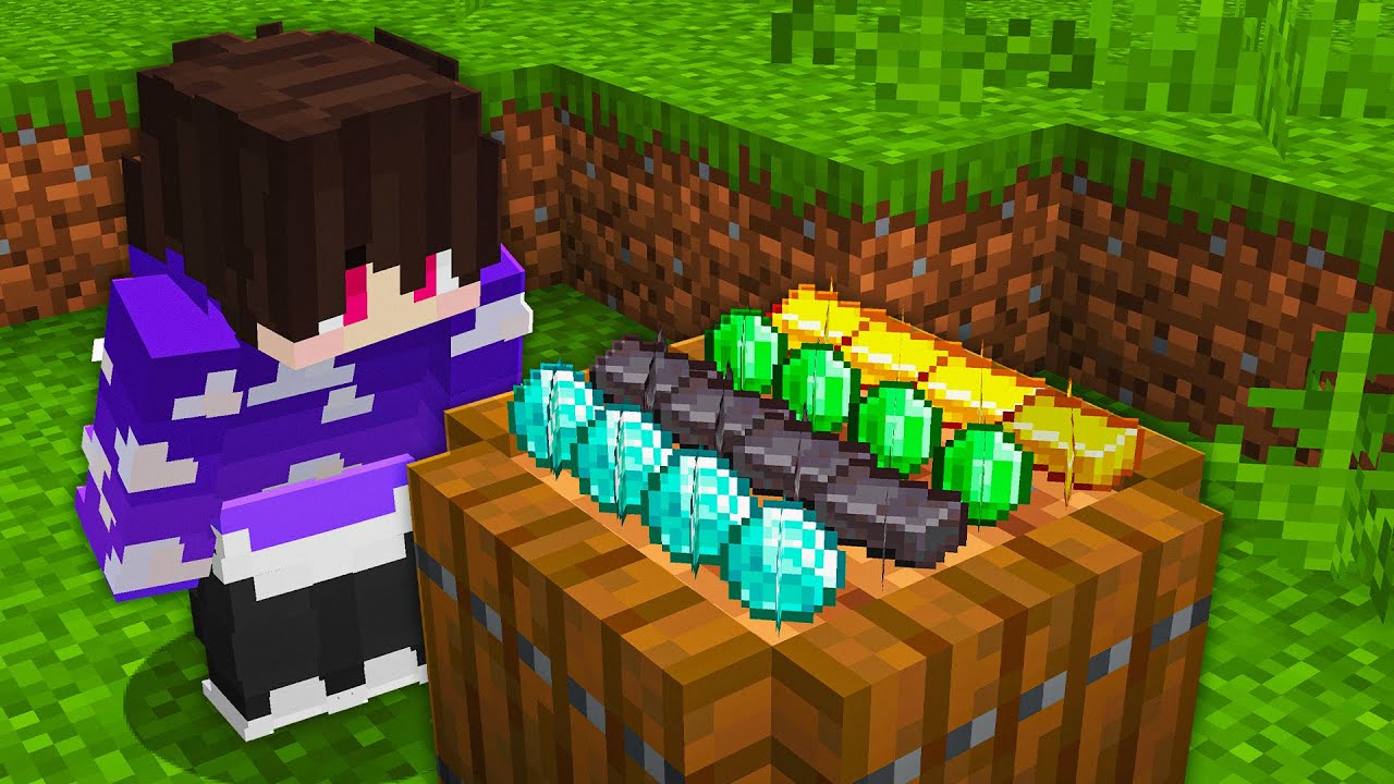 A PLANTAÇÃO DE MINÉRIOS SECRETA DO MINECRAFT - Minecraft Super 2 - YouTube