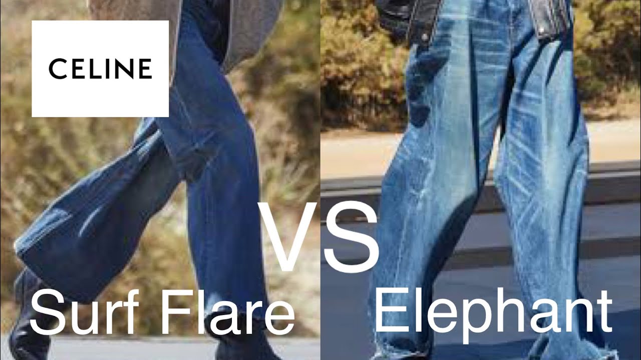 【比較動画】Surf Flare Jeans vs Elephant Jeans【CELINE 22ss】