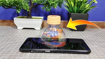 AMAZING DIY 3D HOLOGRAM PROJECTOR WITH PLASTIC BOTTLE AT HOME