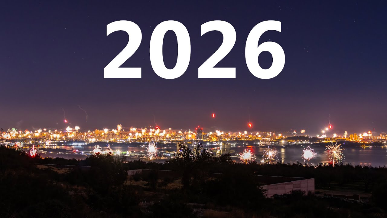 Sretna Nova Godina 2026 - Vatrometi Grada Splita!