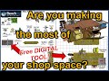 Wood Shop Layout Tips // Free Digital Template // Universal Tips for Large or Small Shops! // EP65