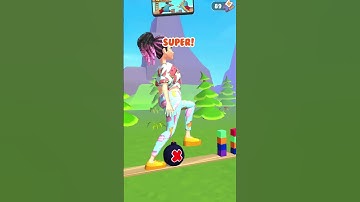 ASMR Tippy Toe Try Again |tippy toe3D  level 93 #Xshorts #tippytoe #satisfying#asmr