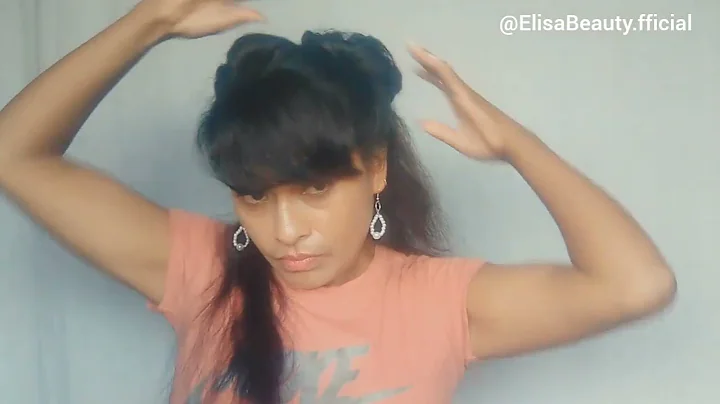 peinado elegante fcil  y sencillo con el cabello s...