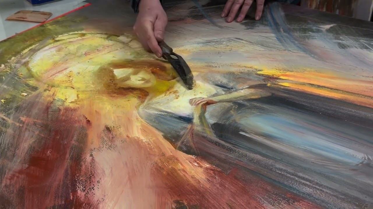 Washing off the unwanted painting