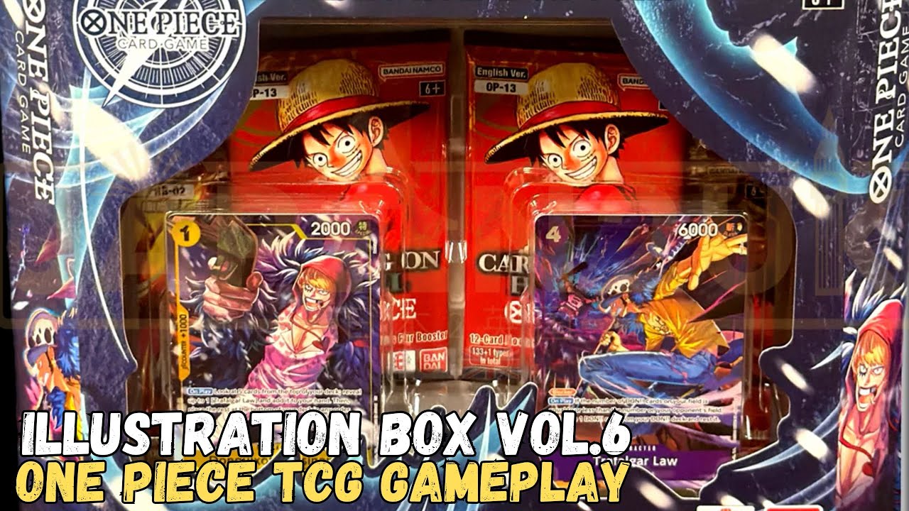 The new illustration box for ONE PIECE TCG Vol. 6 has arrived