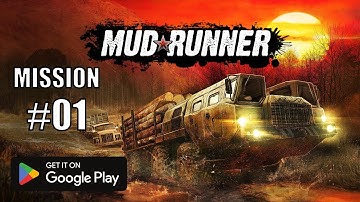 Mud Runner for Android: Mission 1 Gameplay #mudrunner #offroad