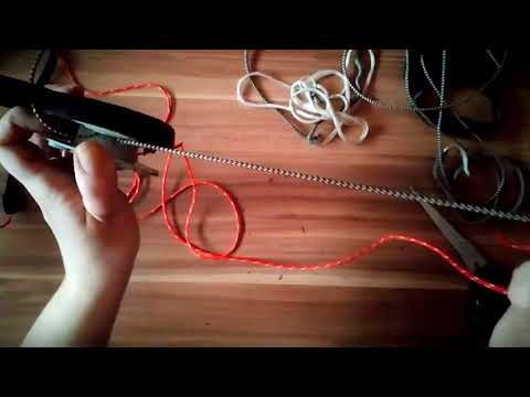 Naprawa smyczy automatycznej.  Repair of the automatic lanyard.