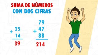 SUMA DE NUMEROS CON DOS CIFRAS Super facil - Para principiantes