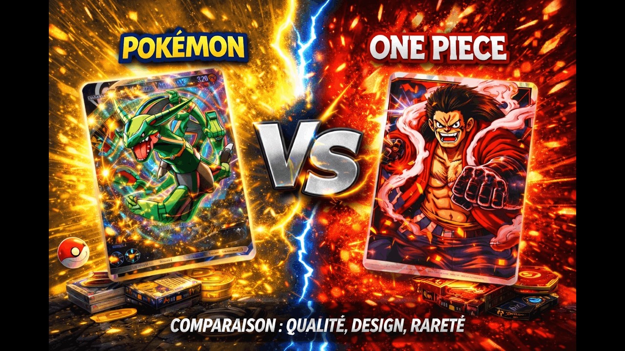 POKEMON VS ONE PIECE QUI GAGNE ? (Comparaison des TCG)