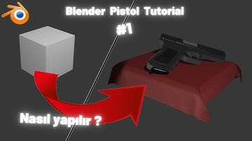 Blender Gun Modelling | Pistol Tutorial