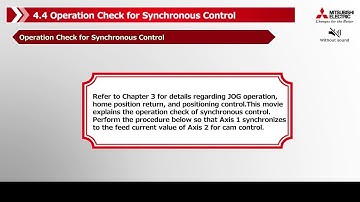 "4.4.1 Home position return" to "4.4.2 Synchronous control start" (14/16)