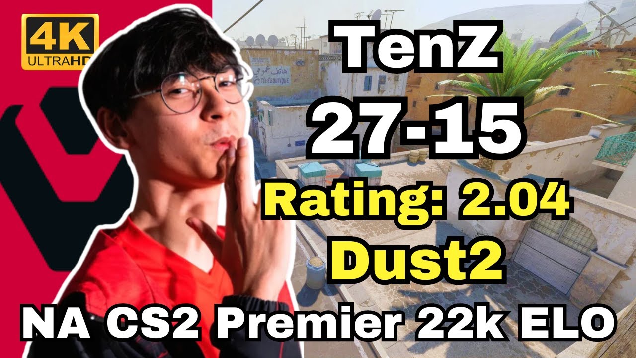 TenZ 27Kills play CS2 Premier (Dust2) | Sep 20, 2024 #cs2 #pov - YouTube
