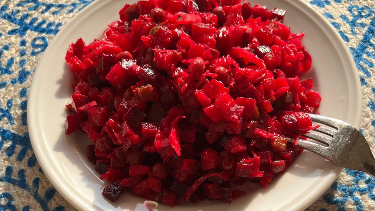 Залежалась квашеная капуста, то приготовьте салат Винегрет! - YouTube