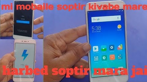 MI 5A (MCI3B) HARD RESET & PATTERN AND PHONE LOCK REMOVE 100% DONE ✅