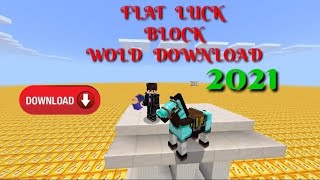 How to download lucky block flat world mod apk in the Minecraft #gaming screenshot 4