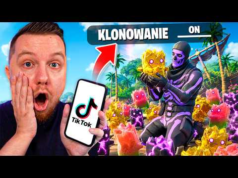 KLONOWANIE MITYCZNYCH DUSZKÓW czyli TikToki z Fortnite