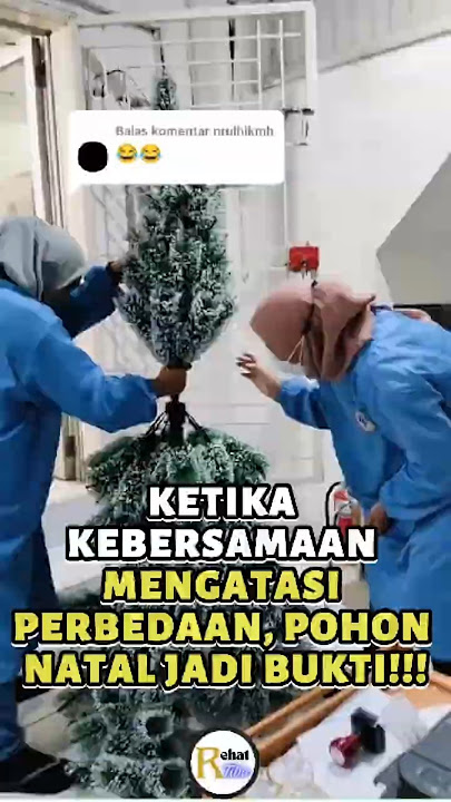 Ketika Kebersamaan Mengatasi Perbedaan, Pohon Natal Jadi Bukti!!! #shorts  #video #videoviral