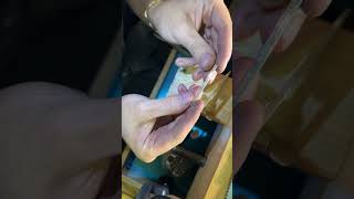 Watch #MaxwellTheJeweler make this custom Morse Code solid gold bracelet from scratch! Part: 2 🦾💎