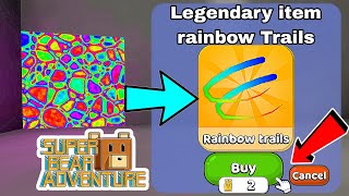 😱 NEW Arcade Glitch + Invisible Area! Rainbow Trails Secret 🔥 | Super Bear Adventure