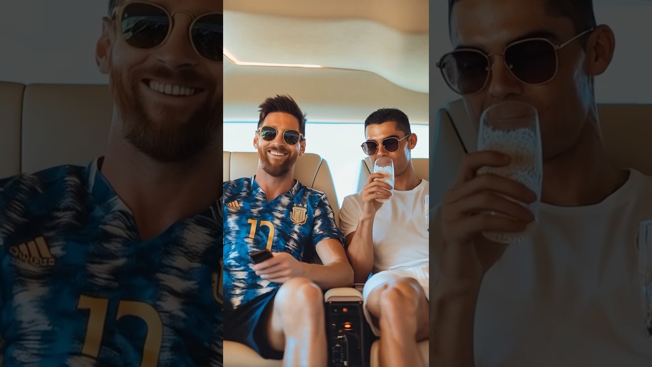 Ronaldo & Messi Survive Plane Crash ✈️