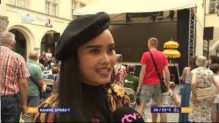 Indonesian Day in Bratislava reported by Slovak National TV | RTVS Monday 26.08.2019 0730 screenshot 4