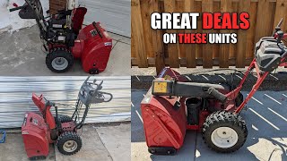 The Story Behind How We Acquired These 3 Snow Blower&#39;s