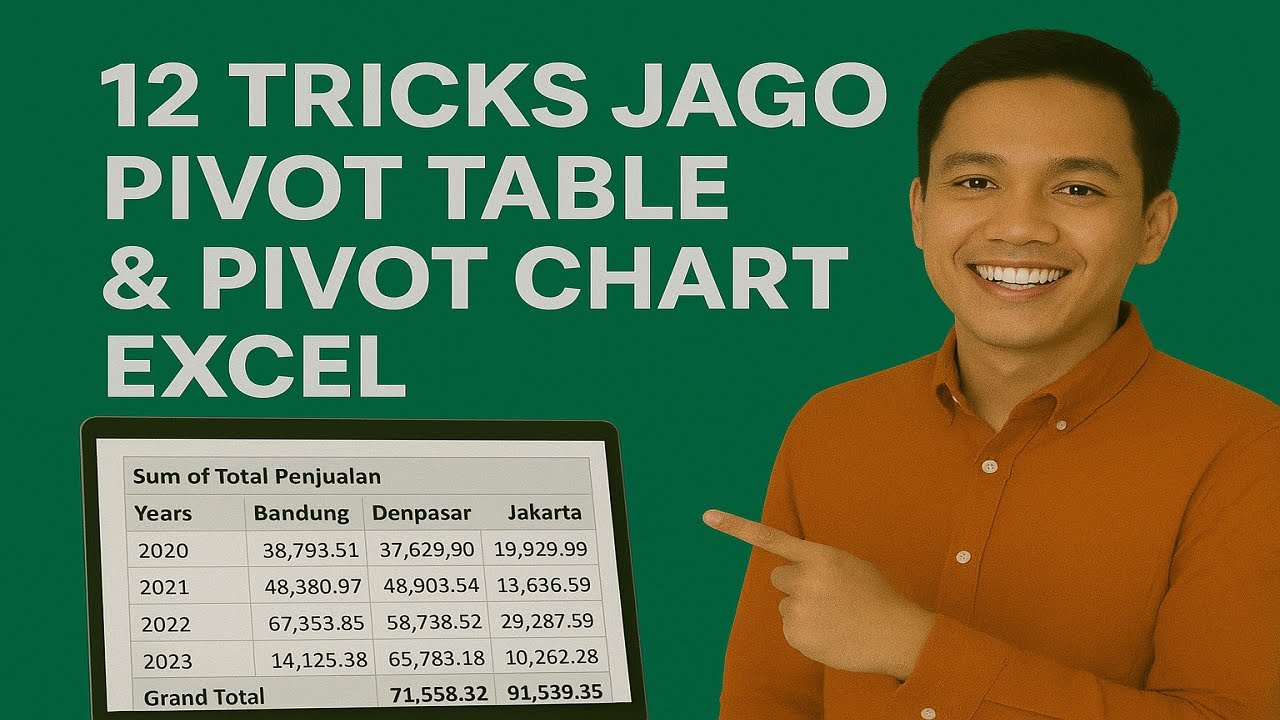 12 TRIK RAHASIA PIVOT TABLE & PIVOT CHART EXCEL yang WAJIB Kamu Tahu ...