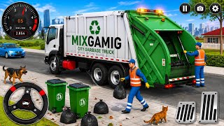 Garbage Truck Simulator 2026 | सिटी क्लीनर ट्रांसपोर्ट ड्राइविंग 3D - Android गेमप्ले screenshot 2