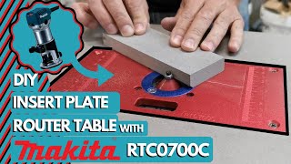 Router table insert plate for Makita RTC0700C