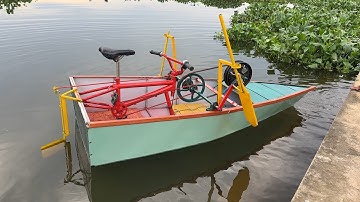 “From Crazy Idea To Reality – SELF PROPELLING HYBRID ELECTRIC BOAT – Combining Human Power And Engin