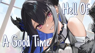 Nightcore/Sped Up - Hell Of A Good Time {Lyrics} Resimi