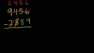 Alternate mental subtraction method