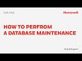 How to perform a winpak database maintenance  honeywell support