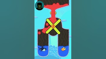 save the fish game pull the pin 🐋🦐🦀🐠save fish game /fishdom 🐠🐬 #shorts #funny #games #youtubeshorts