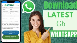 How To Download GB WhatsApp Latest Version 2024 (Ultimate Guide) screenshot 1