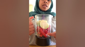 Cara buat sambal belacan tempoyak mudah !!