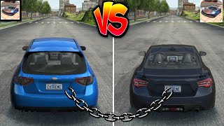 Subaru impreza wrx 🆚 Subaru BRZ Best comparison in extreme car driving simulator! screenshot 3