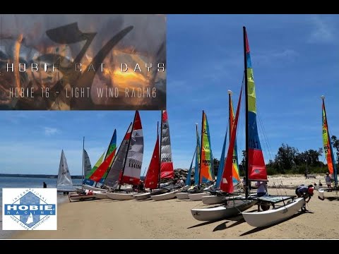 HOBIE CAT DAYS - Hobie 16 Light Wind Racing ( Sailing to Echoes by Pink Floyd )