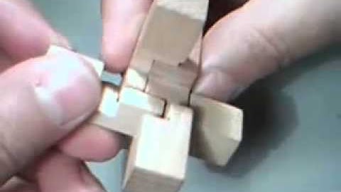 Wooden Cross Puzzle Solution   YouTube