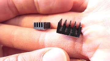 GEARBEST - 2pcs Aluminum Heatsink Cooler Cooling Kit for Raspberry Pi 3/Pi 2/ Pi Model B+ - Black