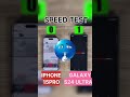 😱 IPHONE 15 PRO VS GALAXY S26 ULTRA SPEED TEST!!