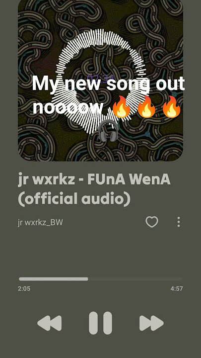 jr wxrkz - FUnA WenA (official audio)