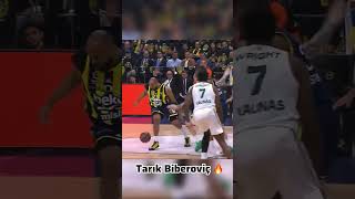 Tarık Biberoviç üst üste iki üçlük 🏀🔥  Fenerbahçe-Zalgiris çeyrek final 2.Maçı #fenerbahcebeko #nba