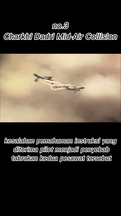 7 kecelakaan pesawat terparah di dunia #fyp