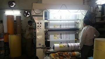 Non woven flexo printing machine