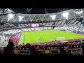 West ham 1-3 Arsenal 'We love you Freddie' chant after the game.