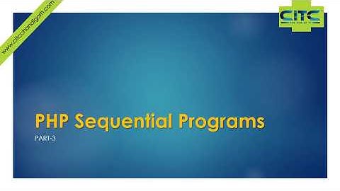 PHP Sequential Programs Calculate Commission Video Tutorials