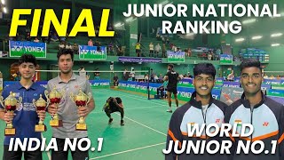 Bhargav Arigelaviswatej Gobburu Vs Bhavya Chhabraparam Choudhary Junior National Ranking Final