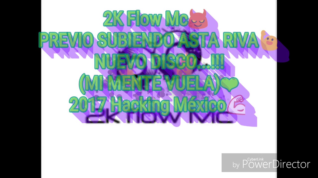 2k Flow Mc//previó subiendo///2017 - YouTube